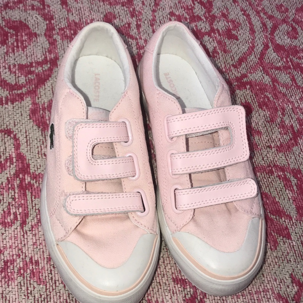 LACOSTE Pink Girls Sneakers